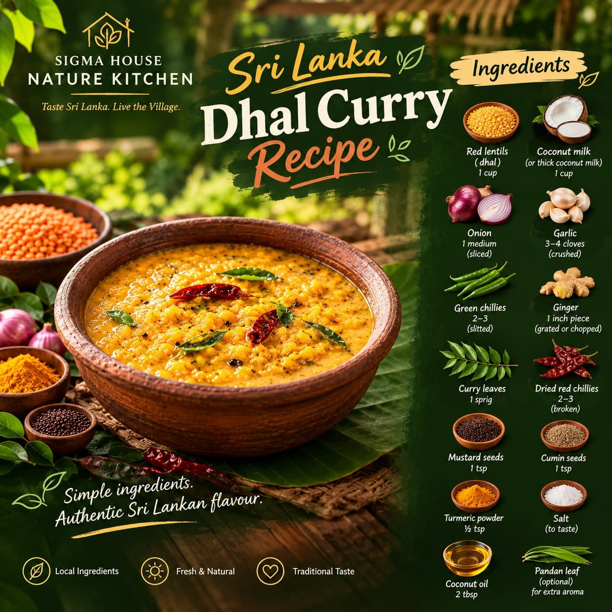 Take-home recipes